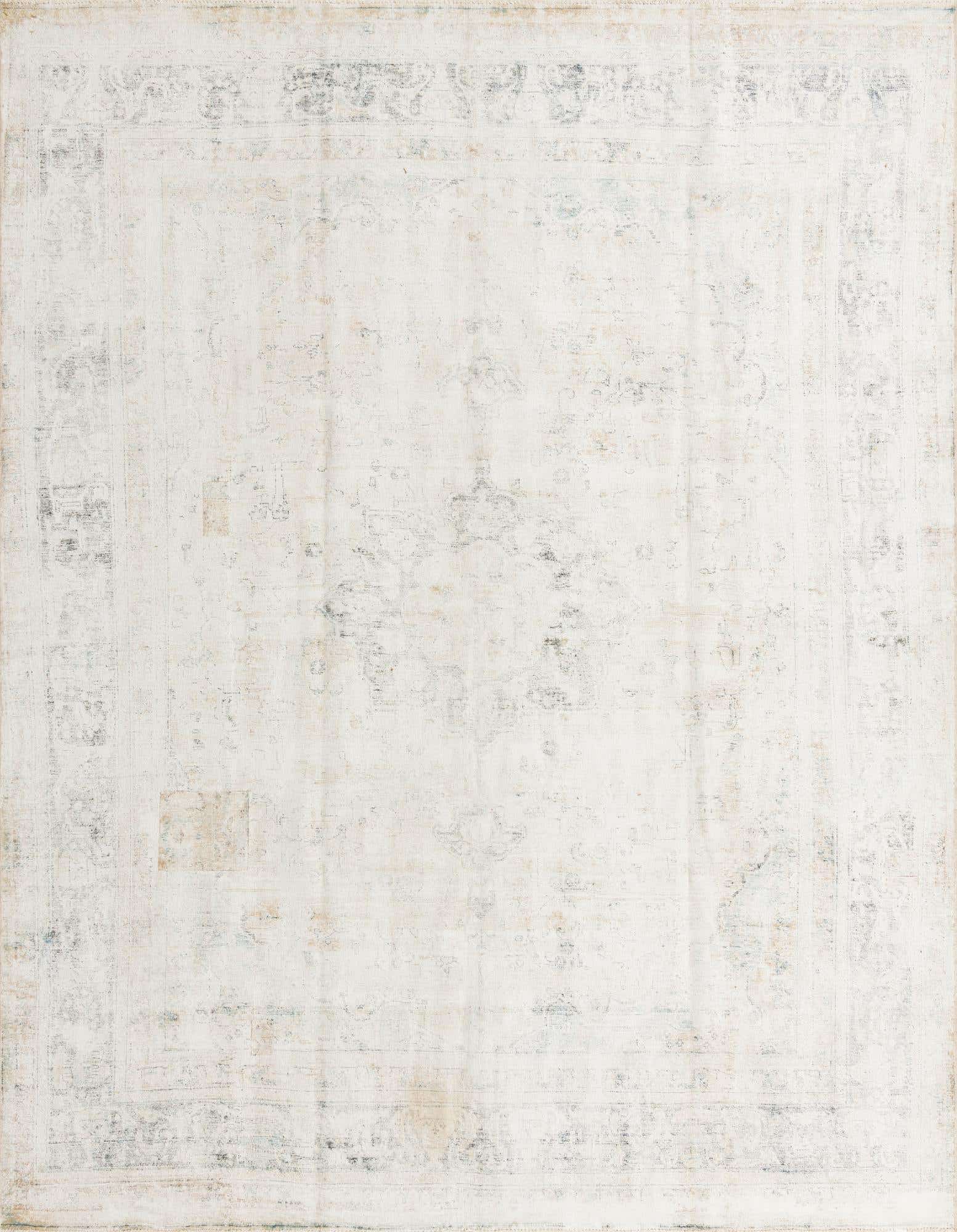 9' 8 x 12' 8 Hand Knotted Ultra Vintage Persian Wool Rug