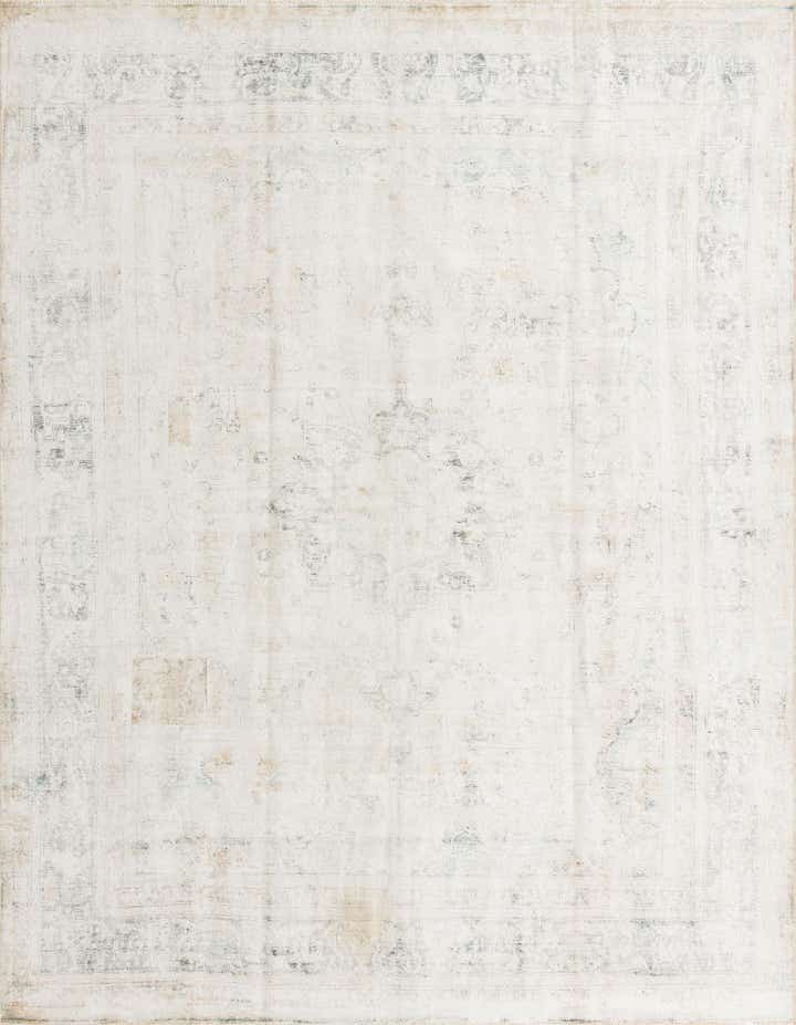 9' 8 x 12' 8 Hand Knotted Ultra Vintage Persian Wool Rug