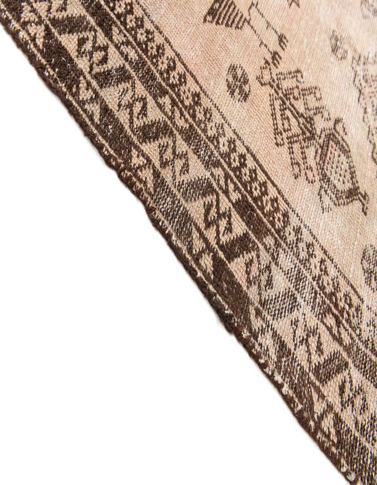 Detail image of 2' 6 x 4' 3  Hand Knotted Ultra Vintage Persian Wool Rug