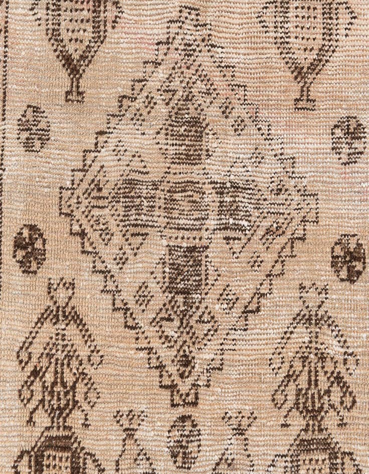 Detail image of 2' 6 x 4' 3  Hand Knotted Ultra Vintage Persian Wool Rug