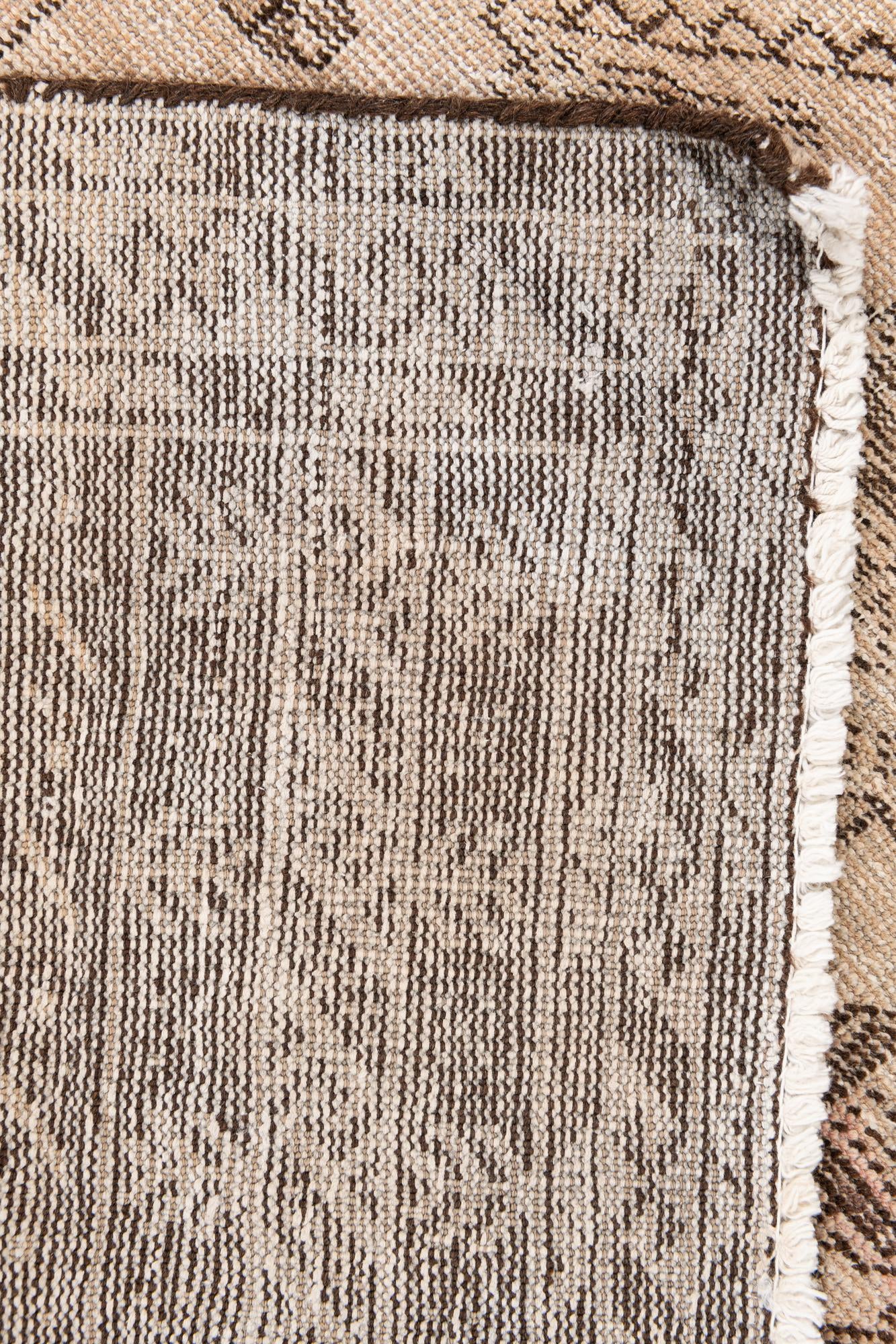 75cm x 130cm Hand Knotted Ultra Vintage Persian Wool Rug