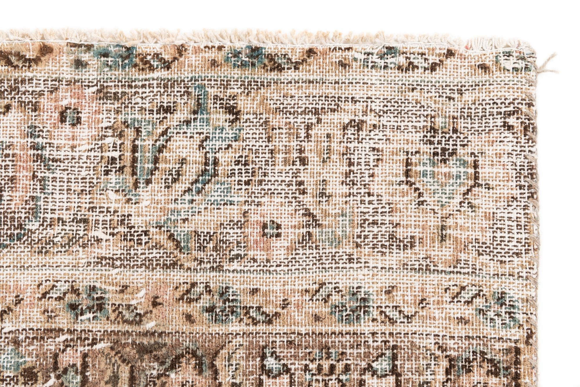 7' 3 x 10' 10 Hand Knotted Ultra Vintage Persian Wool Rug