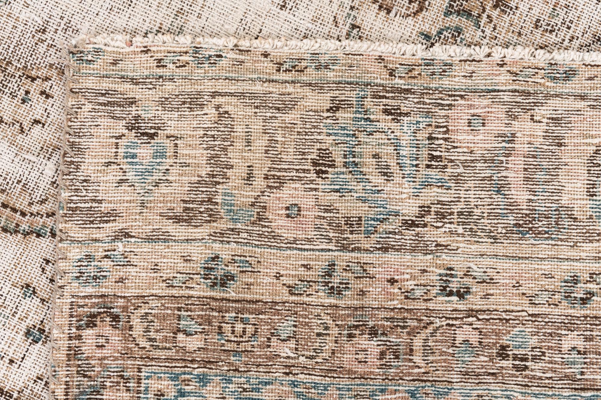 7' 3 x 10' 10 Hand Knotted Ultra Vintage Persian Wool Rug