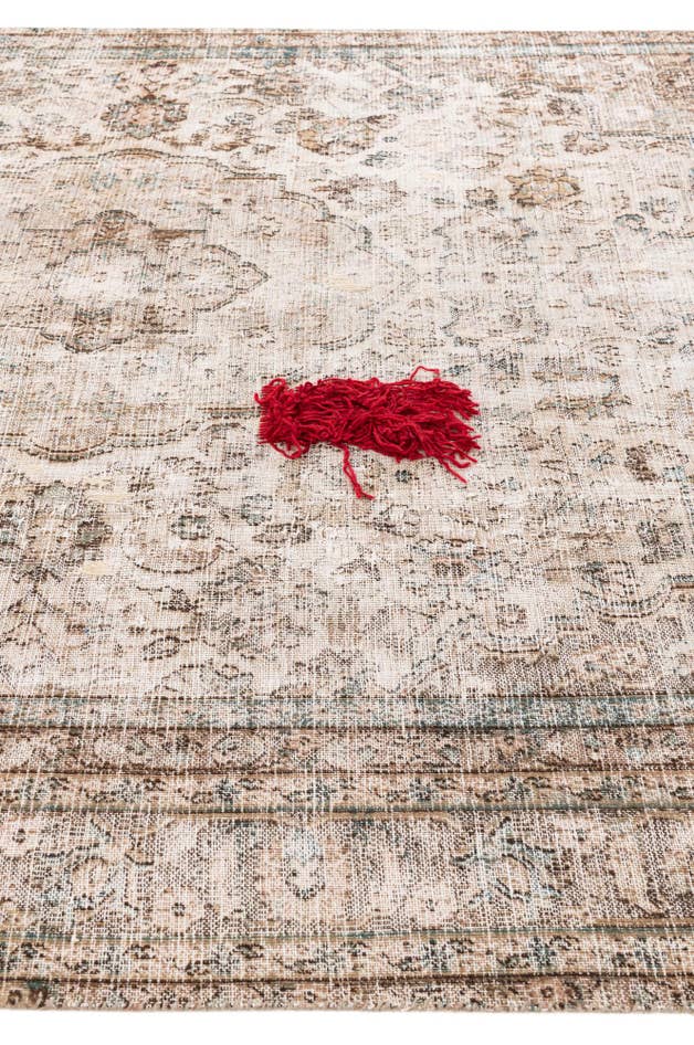 Detail image of 7' 3 x 10' 10 Hand Knotted Ultra Vintage Persian Wool Rug