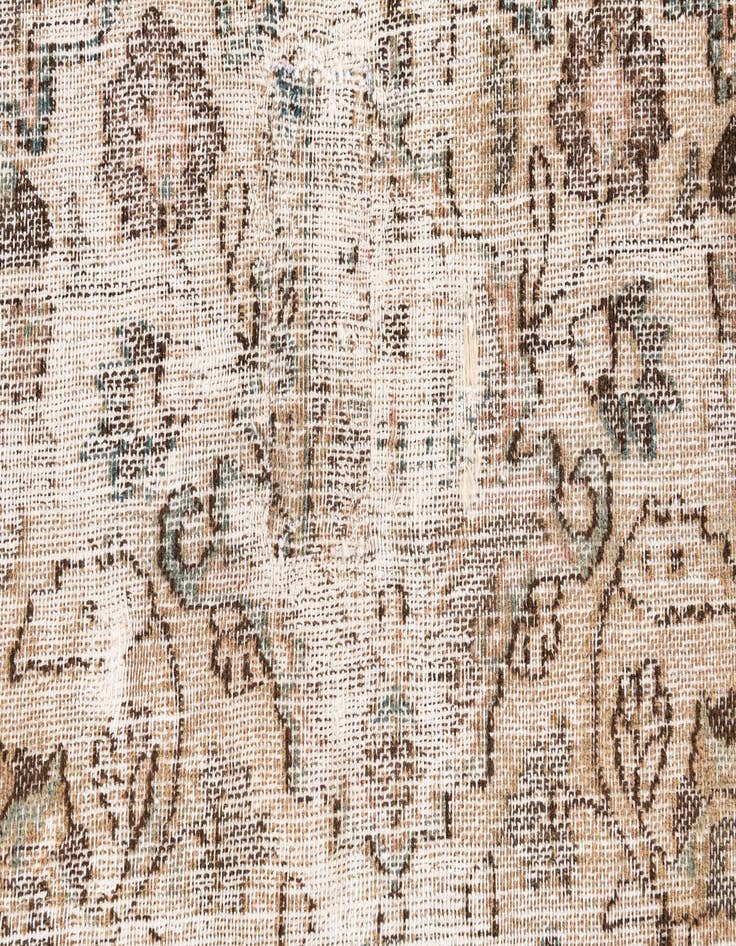 Detail image of 7' 3 x 10' 10  Hand Knotted Ultra Vintage Persian Wool Rug