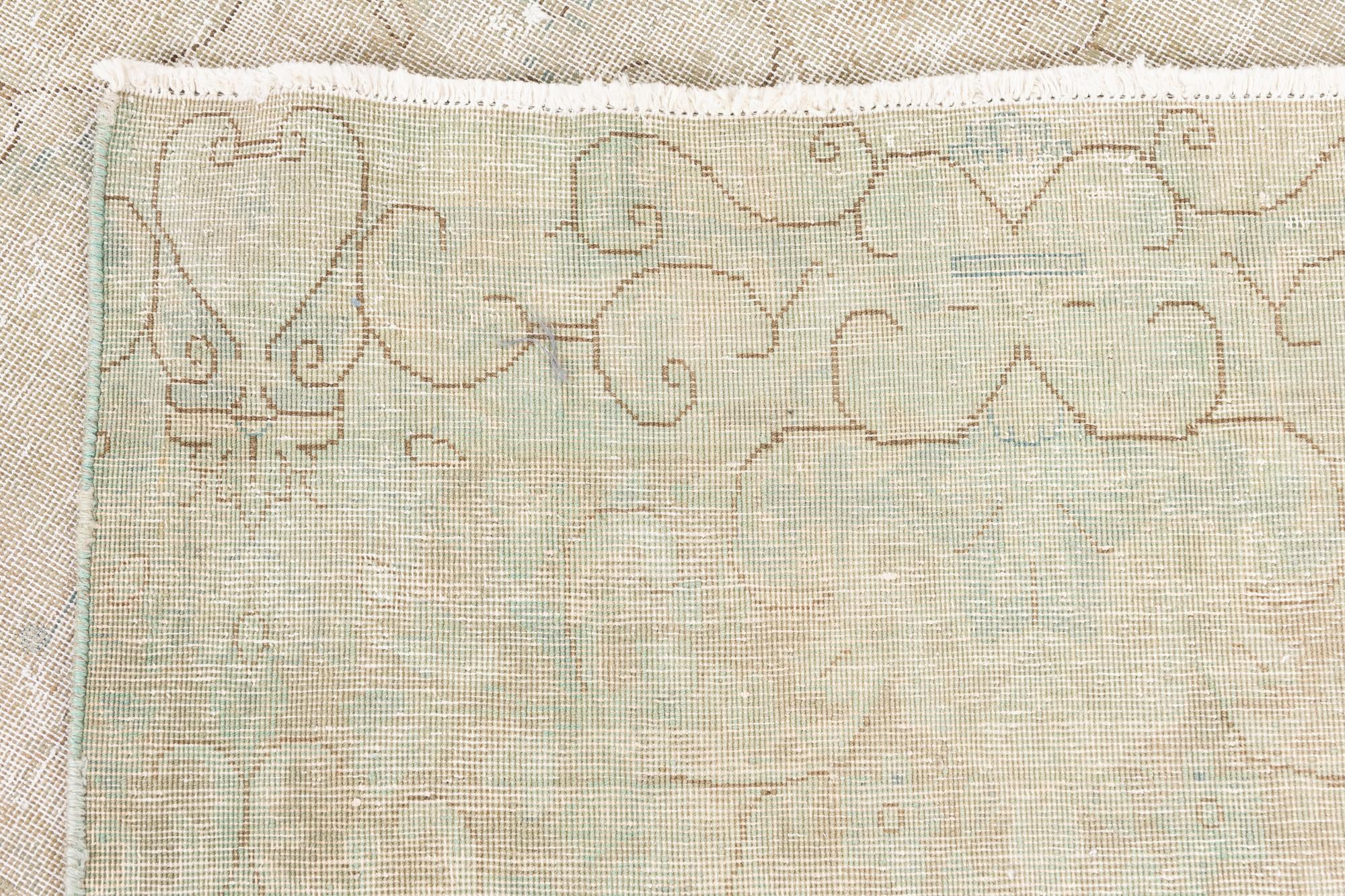 8' 5 x 13' 2 Hand Knotted Ultra Vintage Persian Wool Rug