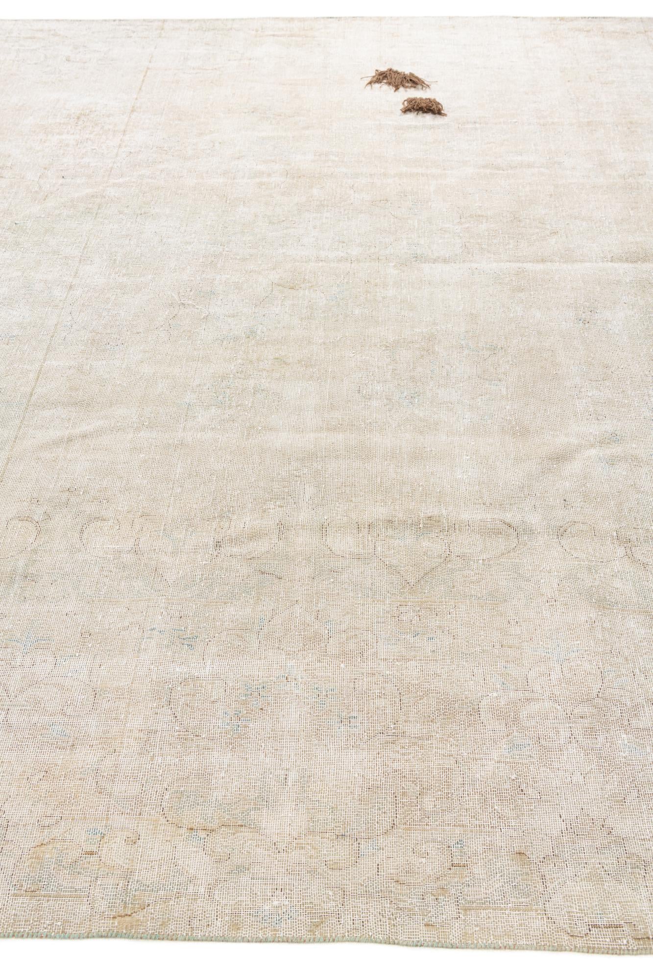 8' 5 x 13' 2 Hand Knotted Ultra Vintage Persian Wool Rug