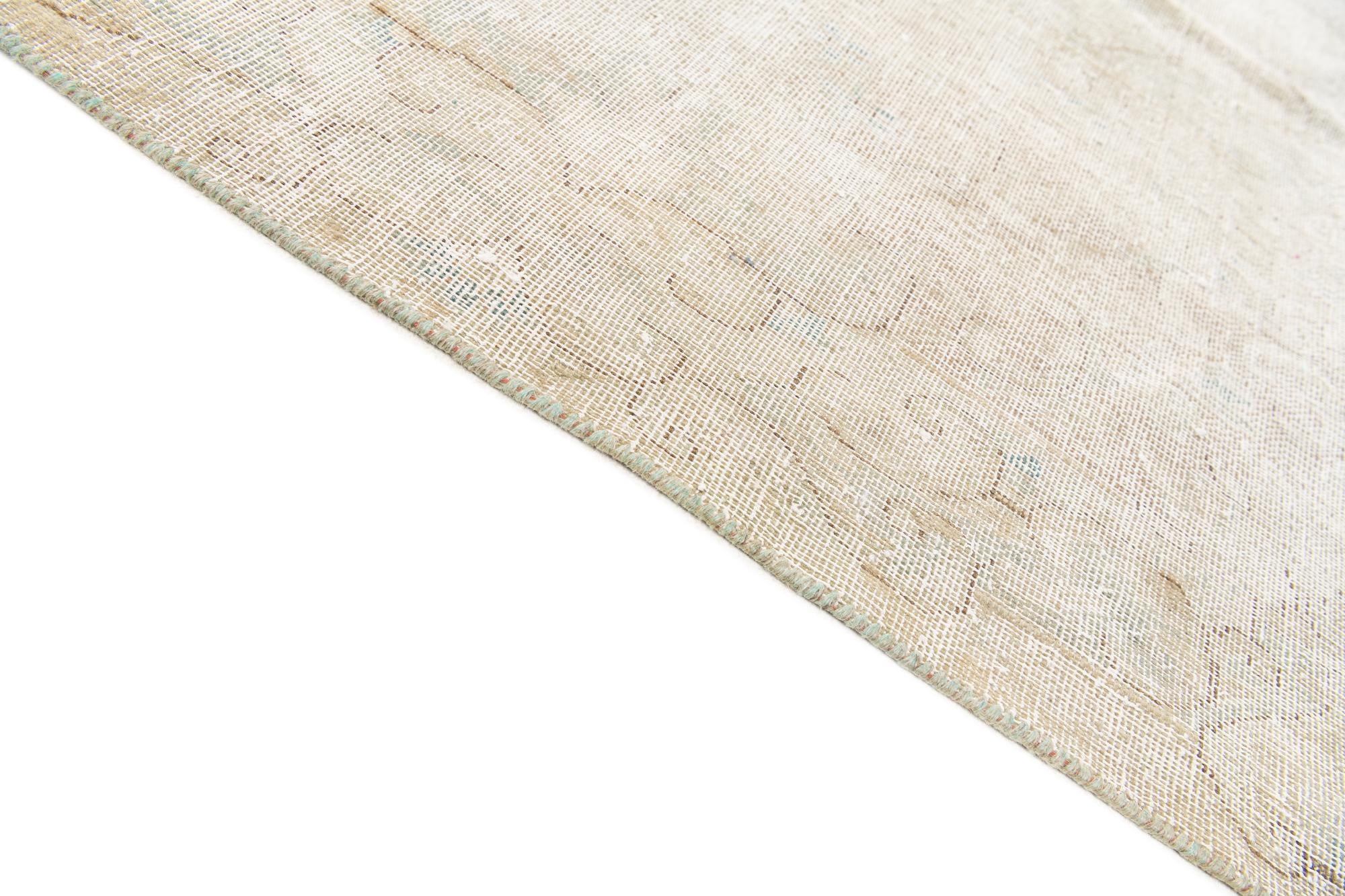 8' 5 x 13' 2 Hand Knotted Ultra Vintage Persian Wool Rug