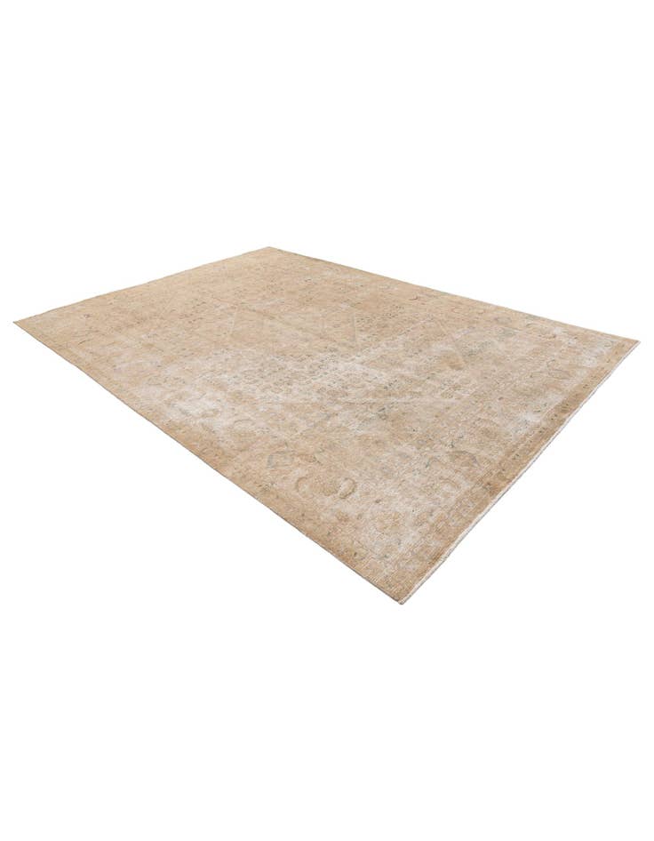 Detail image of 6' 2 x 9' Hand Knotted Ultra Vintage Persian Wool Rug