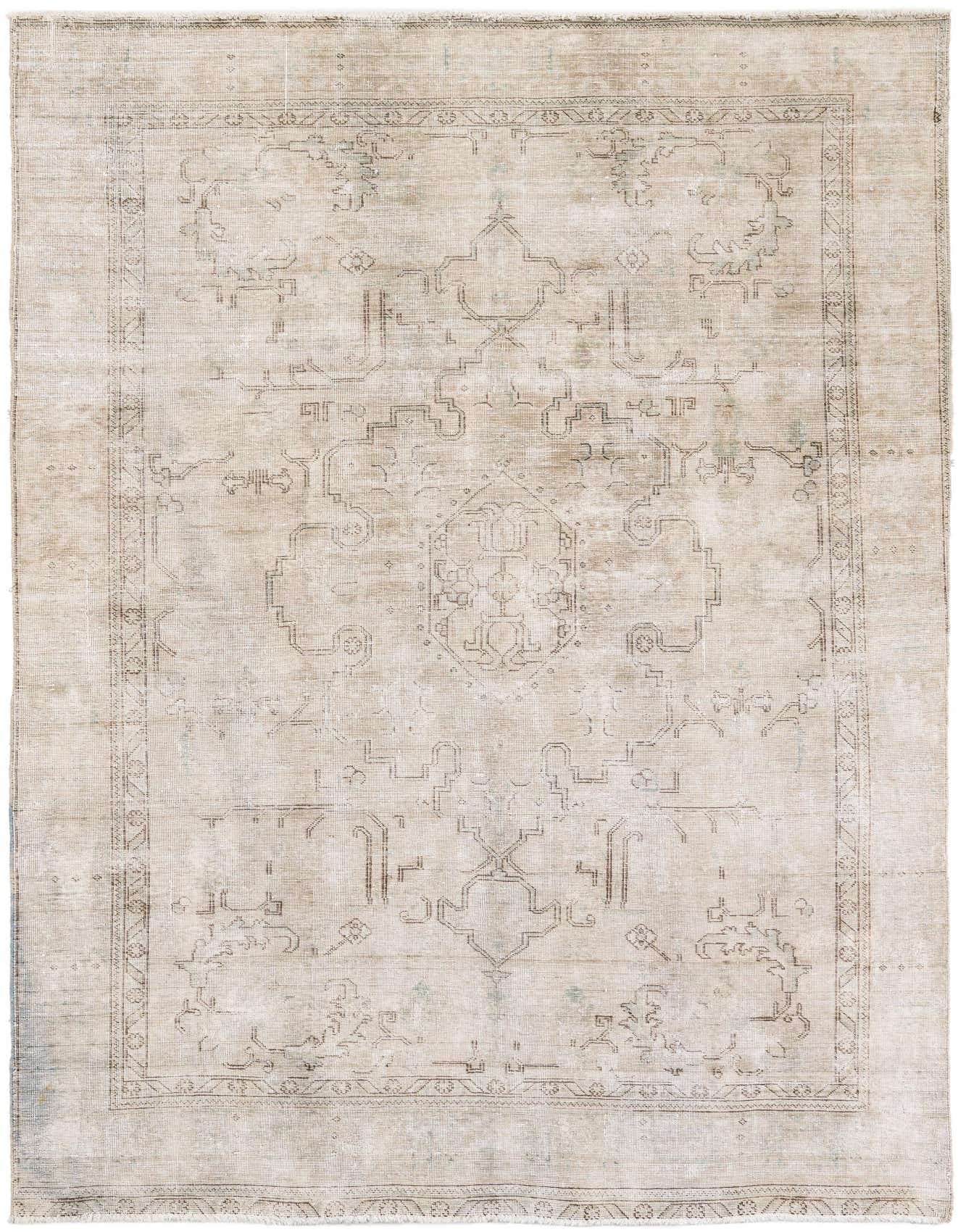 Primary image 6' x 9' 1  Hand Knotted Ultra Vintage Persian Wool Rug