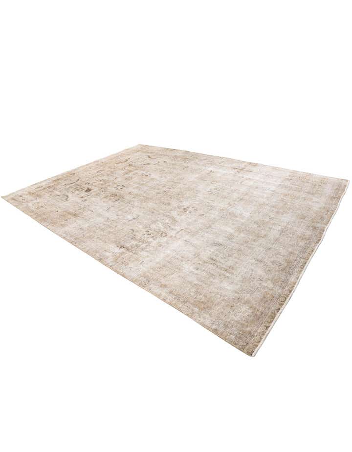9' 4 x 12' 1 Hand Knotted Ultra Vintage Persian Wool Rug