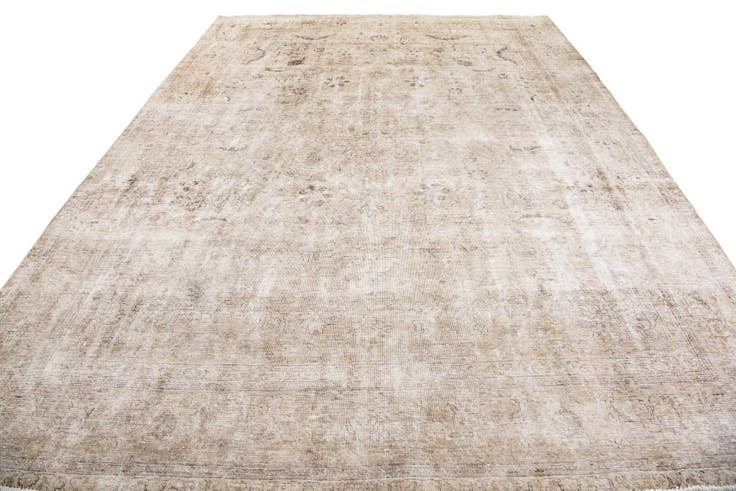 Detail image of 9' 4 x 12' 1 Hand Knotted Ultra Vintage Persian Wool Rug