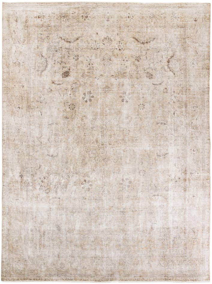 Detail image of 9' 4 x 12' 1 Hand Knotted Ultra Vintage Persian Wool Rug