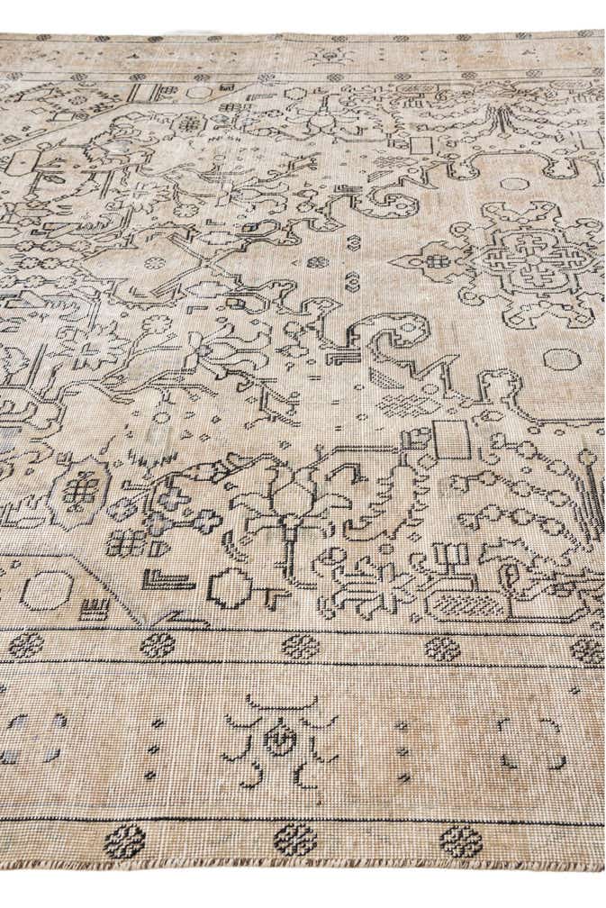 7' 8 x 11' 2 Hand Knotted Ultra Vintage Persian Wool Rug