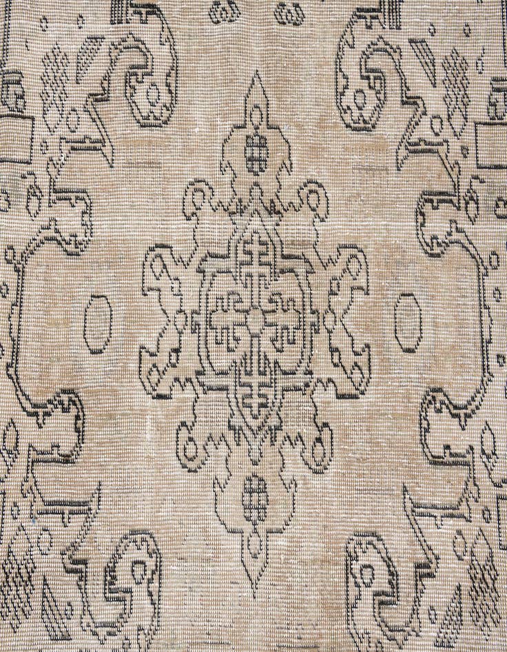 Detail image of 7' 8 x 11' 2  Hand Knotted Ultra Vintage Persian Wool Rug