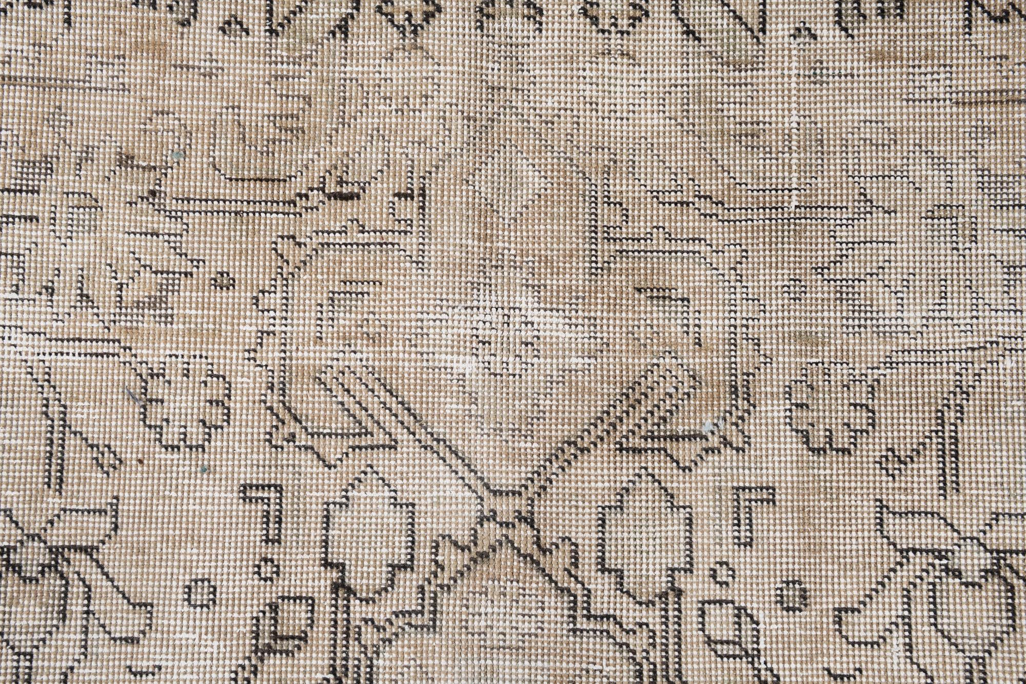 7' 8 x 11' 2 Hand Knotted Ultra Vintage Persian Wool Rug