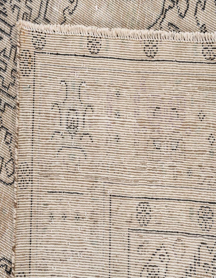 Detail image of 7' 8 x 11' 2  Hand Knotted Ultra Vintage Persian Wool Rug