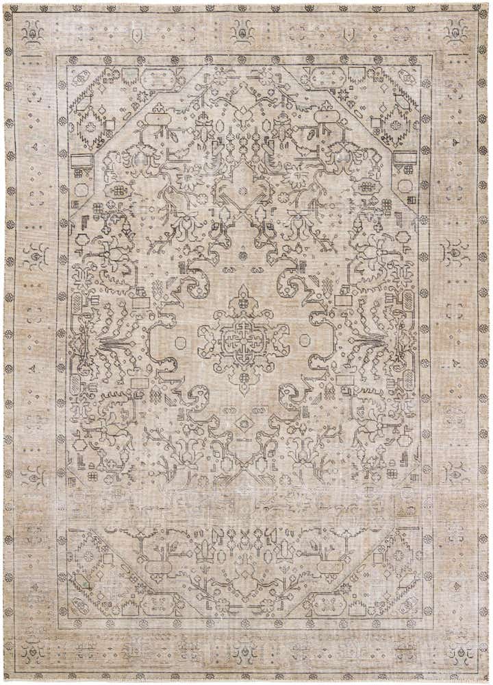 7' 8 x 11' 2 Hand Knotted Ultra Vintage Persian Wool Rug