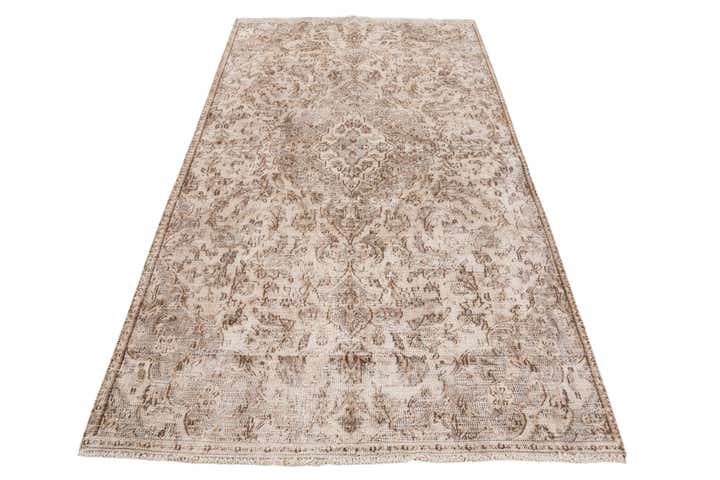 4' x 7' 1 Hand Knotted Ultra Vintage Persian Wool Rug