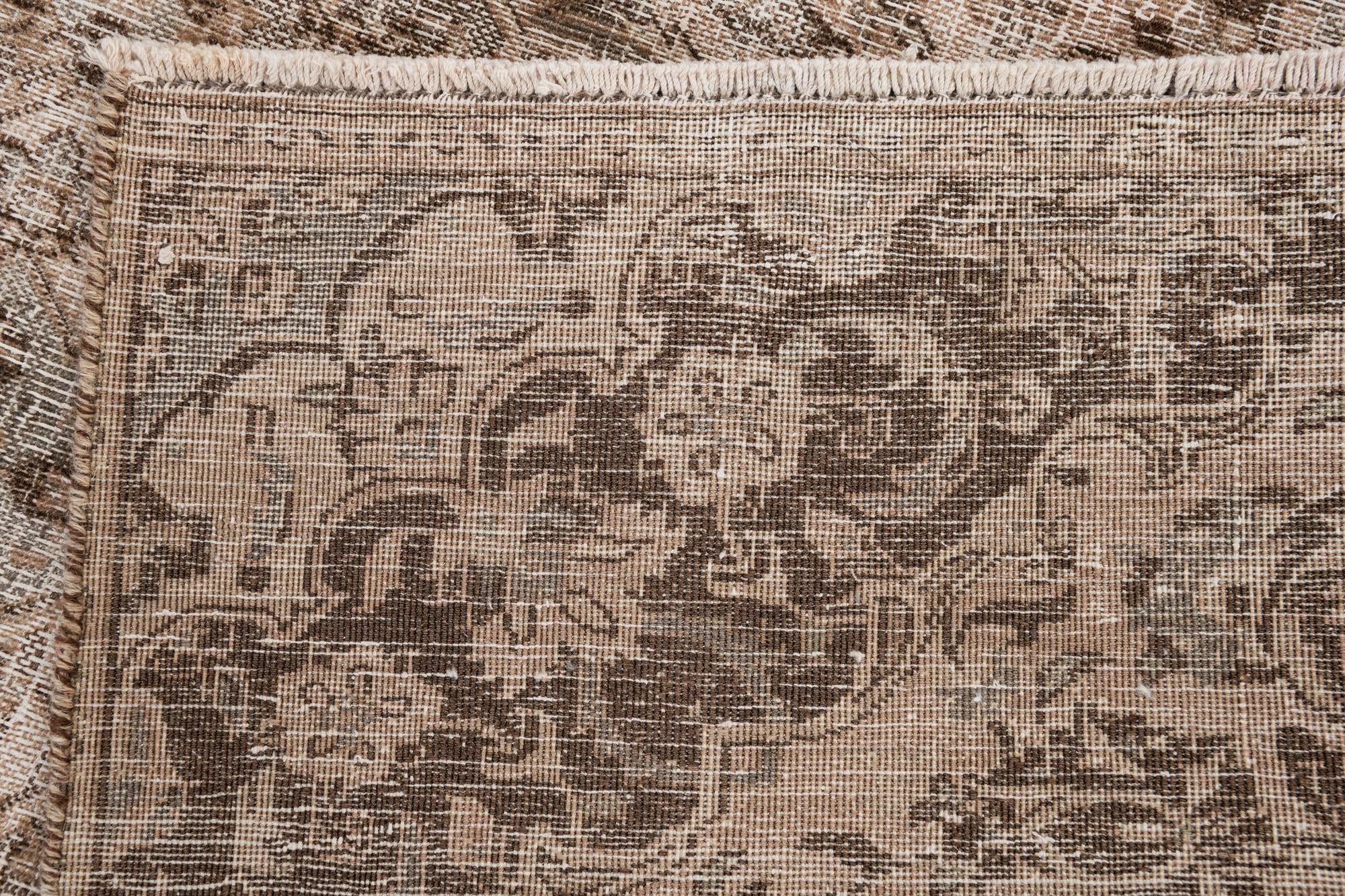 4' x 7' 1 Hand Knotted Ultra Vintage Persian Wool Rug