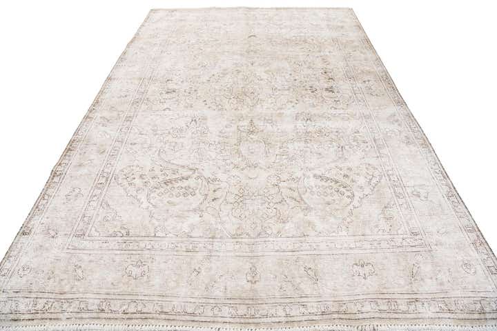 6' 4 x 9' 7 Hand Knotted Ultra Vintage Persian Wool Rug