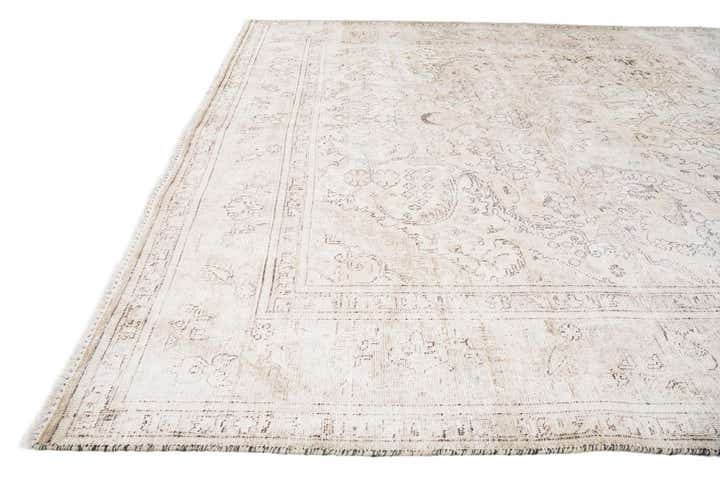 6' 4 x 9' 7 Hand Knotted Ultra Vintage Persian Wool Rug