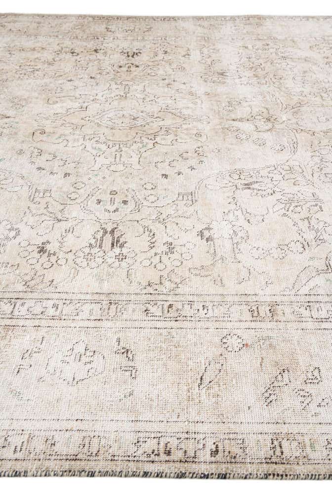 6' 4 x 9' 7 Hand Knotted Ultra Vintage Persian Wool Rug