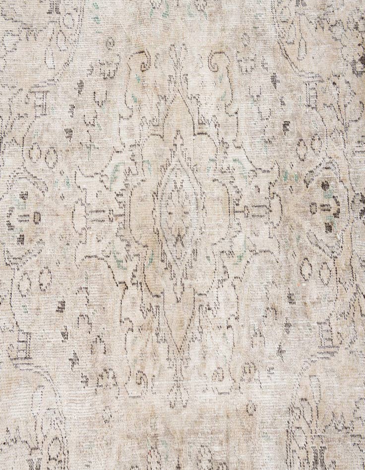 Detail image of 6' 4 x 9' 7  Hand Knotted Ultra Vintage Persian Wool Rug
