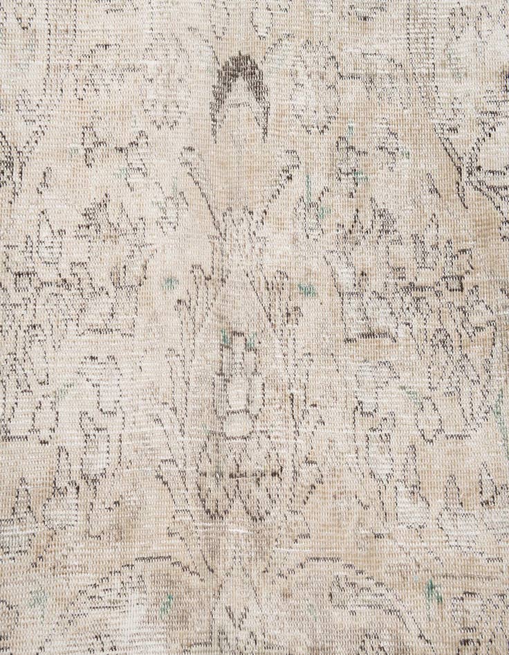 Detail image of 6' 4 x 9' 7  Hand Knotted Ultra Vintage Persian Wool Rug