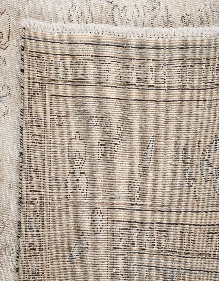 Detail image of 6' 4 x 9' 7  Hand Knotted Ultra Vintage Persian Wool Rug