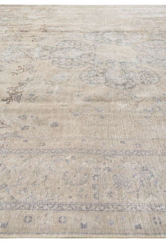 9' 3 x 13' Hand Knotted Ultra Vintage Persian Wool Rug