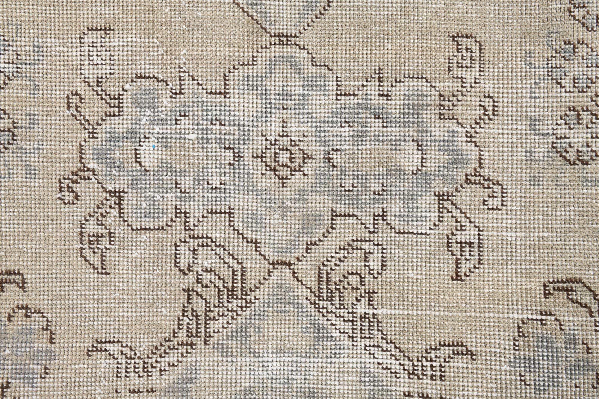 9' 3 x 13' Hand Knotted Ultra Vintage Persian Wool Rug
