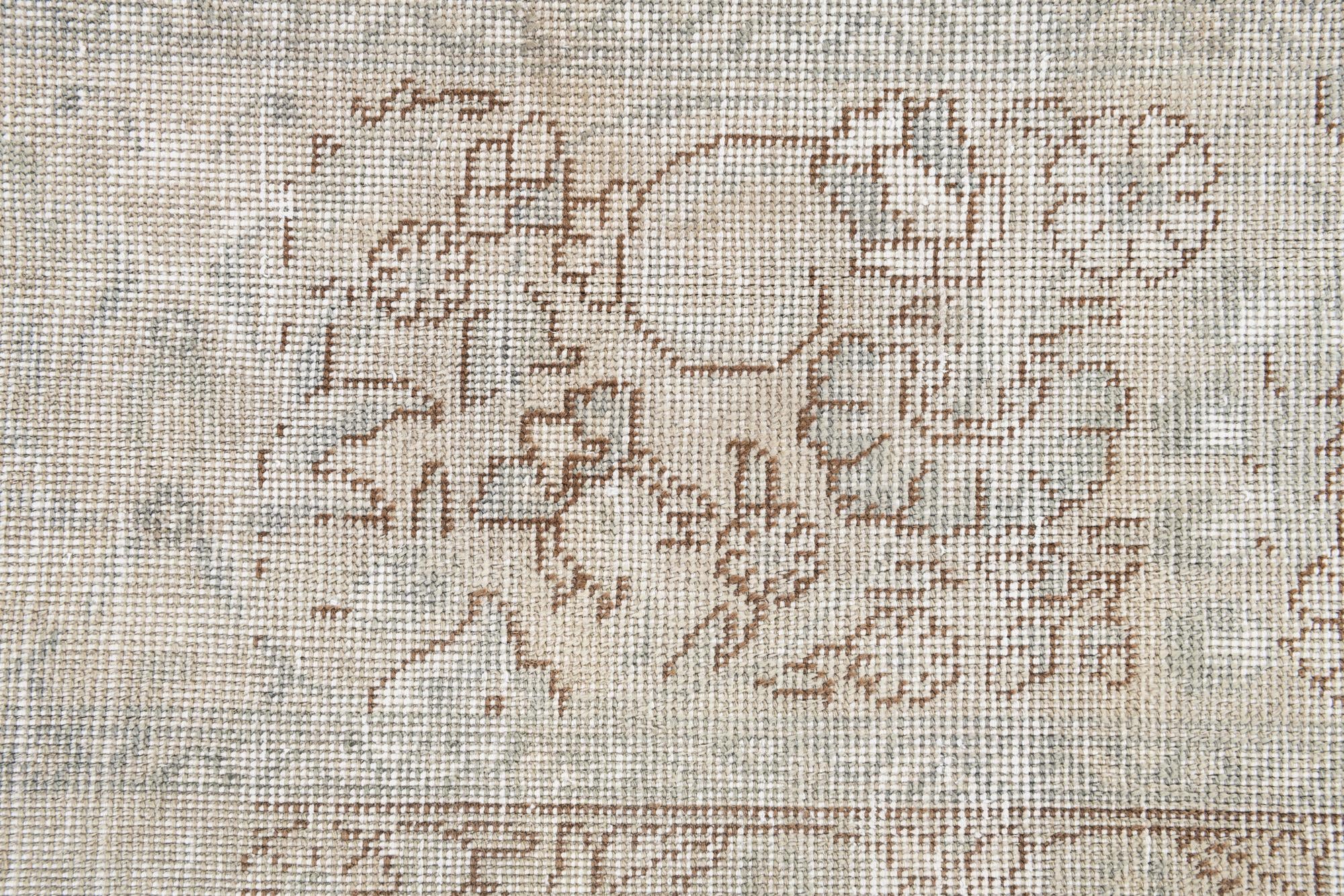 9' 3 x 13' Hand Knotted Ultra Vintage Persian Wool Rug