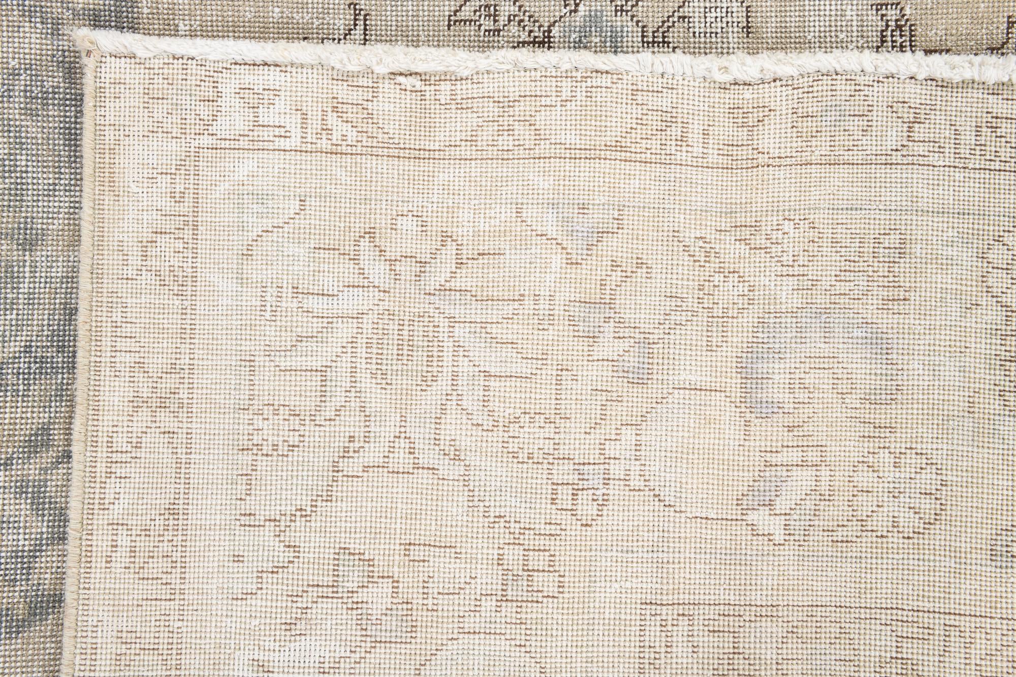 9' 3 x 13' Hand Knotted Ultra Vintage Persian Wool Rug
