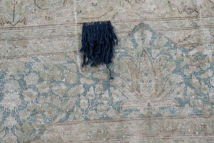9' 2 x 12' 1 Hand Knotted Ultra Vintage Persian Wool Rug