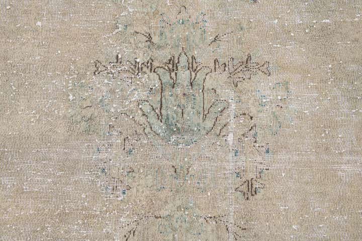 9' 2 x 12' 1 Hand Knotted Ultra Vintage Persian Wool Rug