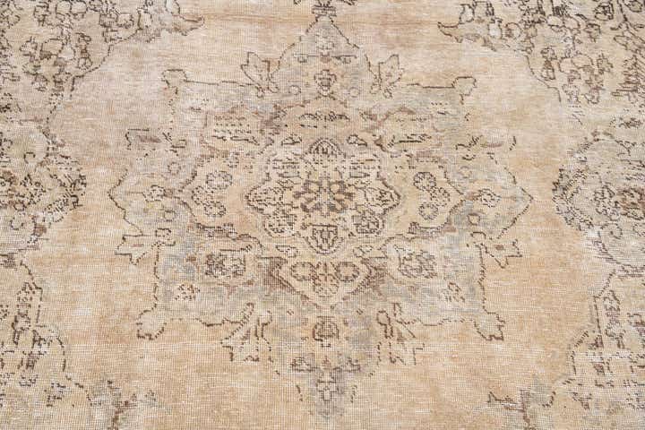 6' 6 x 9' 6 Hand Knotted Ultra Vintage Persian Wool Rug