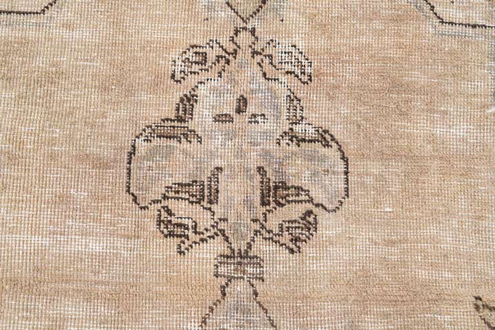 6' 6 x 9' 6 Hand Knotted Ultra Vintage Persian Wool Rug