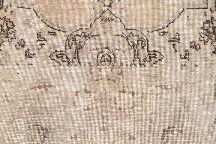 6' 6 x 9' 6 Hand Knotted Ultra Vintage Persian Wool Rug