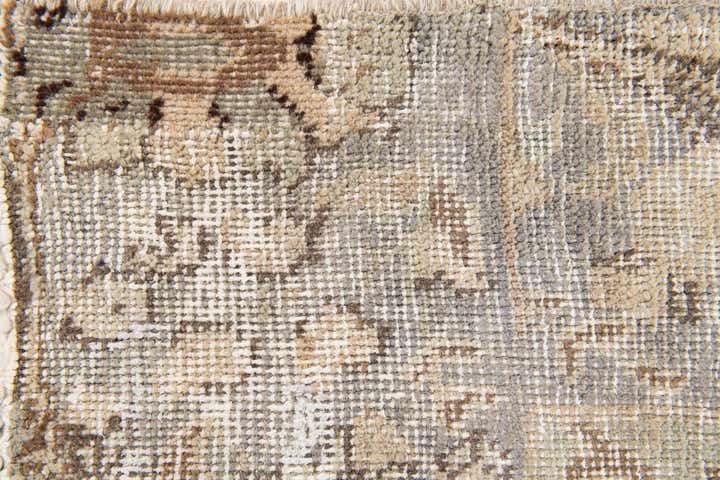 6' 6 x 9' 6 Hand Knotted Ultra Vintage Persian Wool Rug