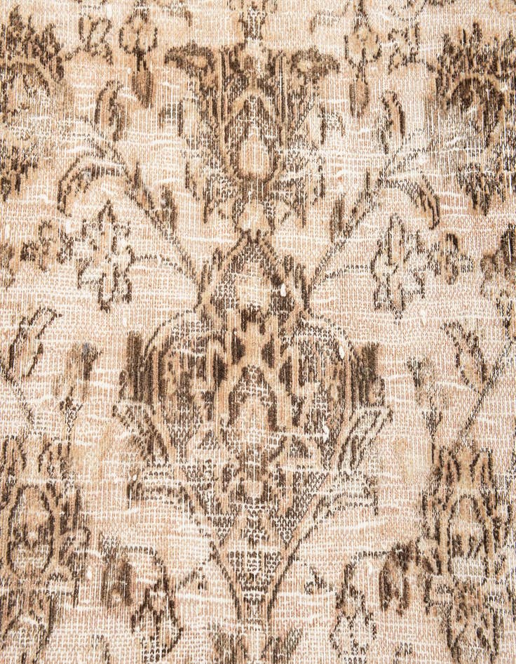 Detail image of 6' 7 x 9' 9  Hand Knotted Ultra Vintage Persian Wool Rug