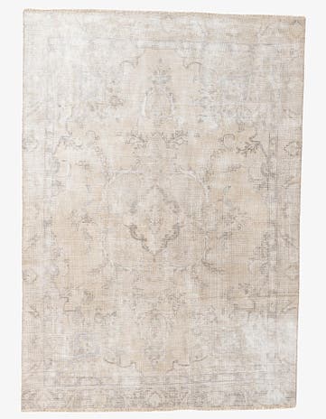 6' 2 x 8' 9 Hand Knotted Ultra Vintage Persian Wool Rug