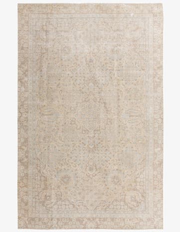 7' 8 x 11' 10 Hand Knotted Ultra Vintage Persian Wool Rug