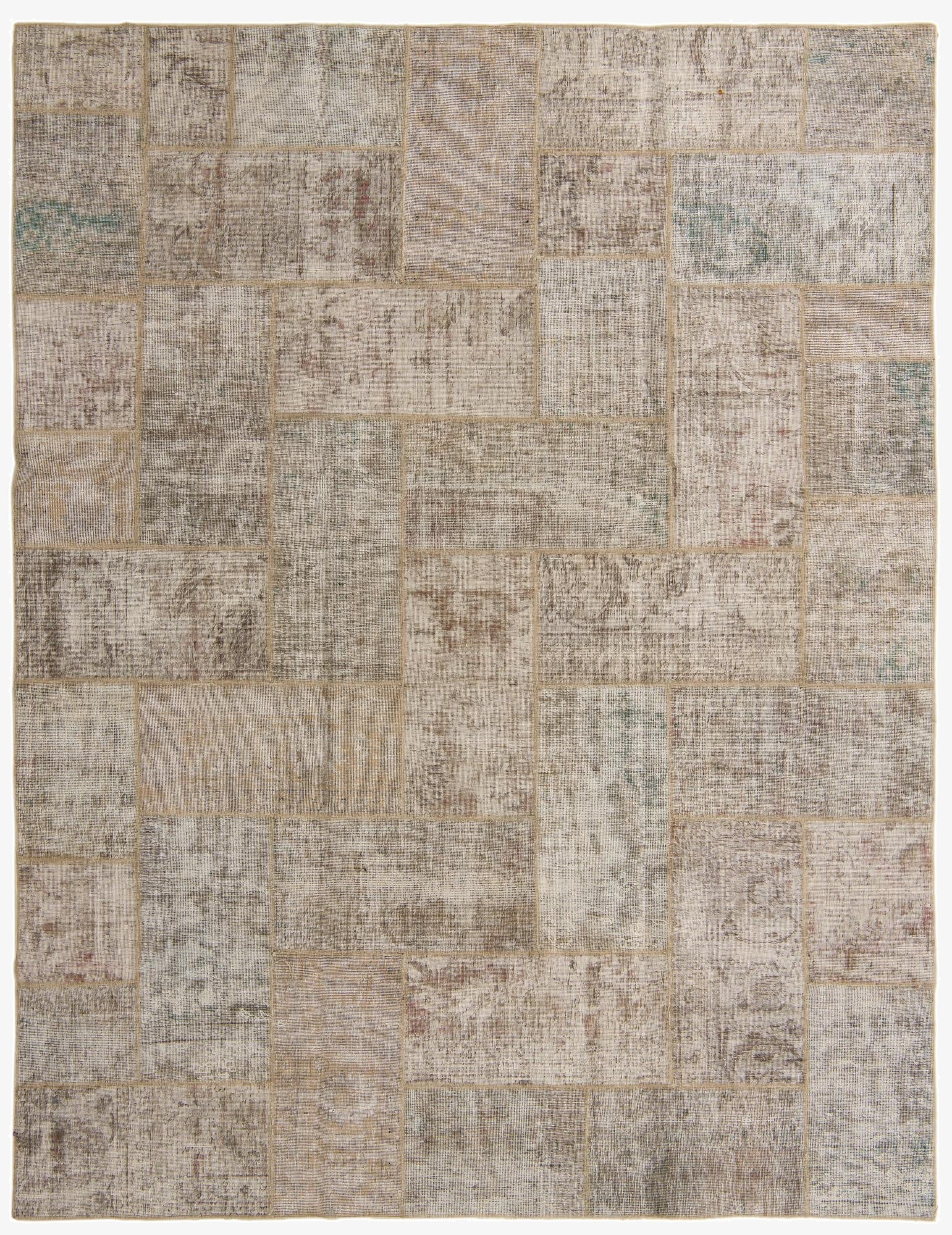 8' x 10' 3  Hand Knotted Ultra Vintage Persian Wool Rug