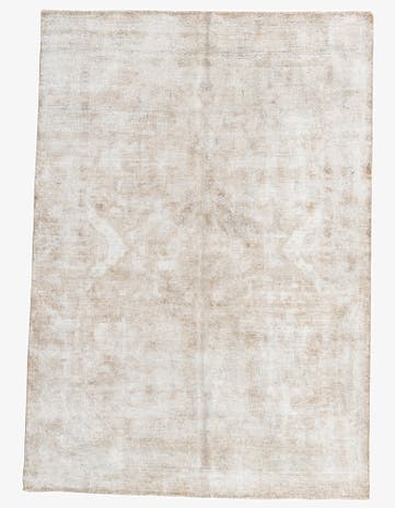 6' 7 x 9' 6 Hand Knotted Ultra Vintage Persian Wool Rug