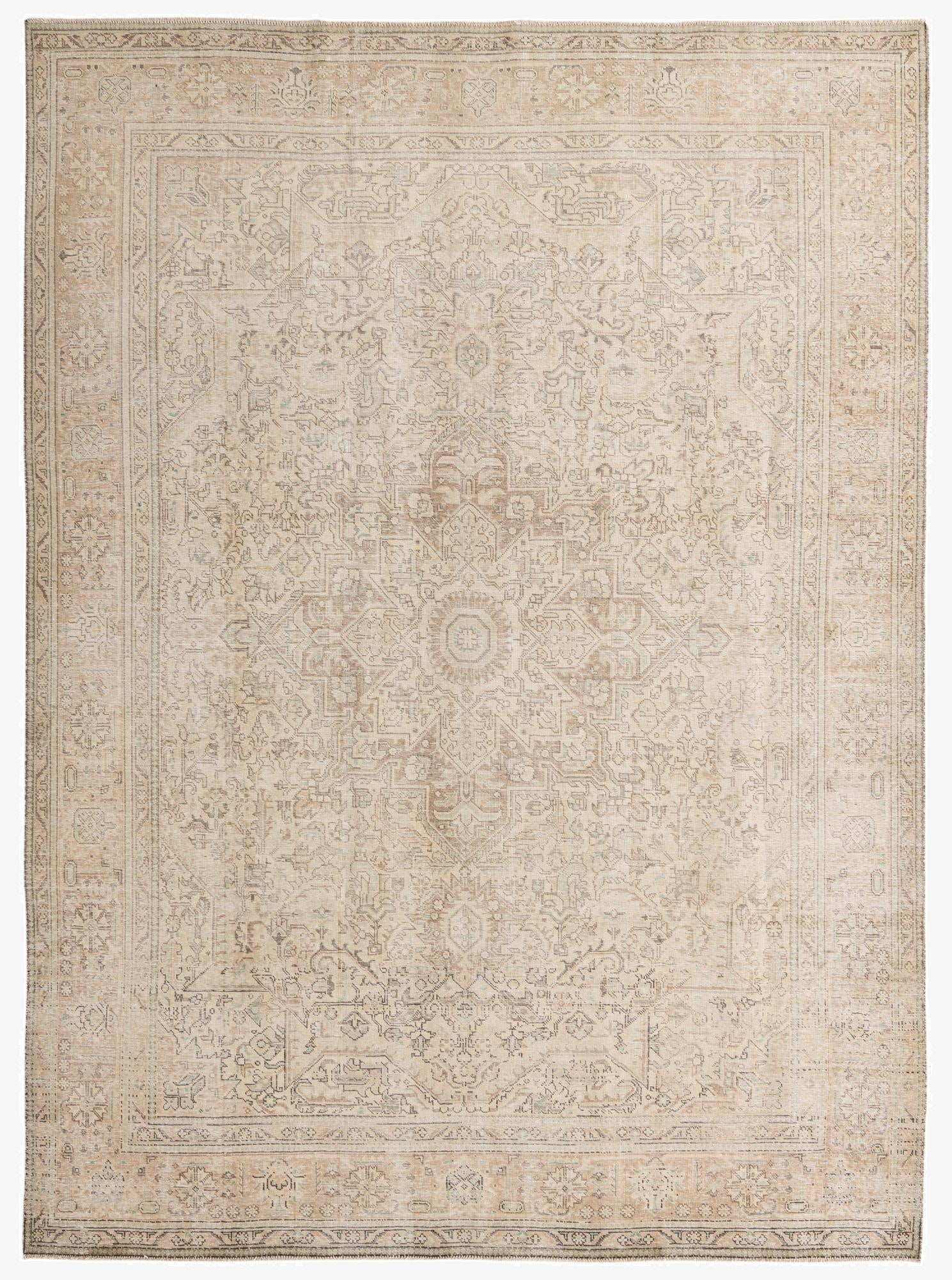 8' 2 x 11'  Hand Knotted Ultra Vintage Persian Wool Rug