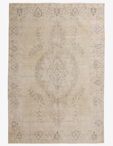 7' 10 x 11' 3 Hand Knotted Ultra Vintage Persian Wool Rug