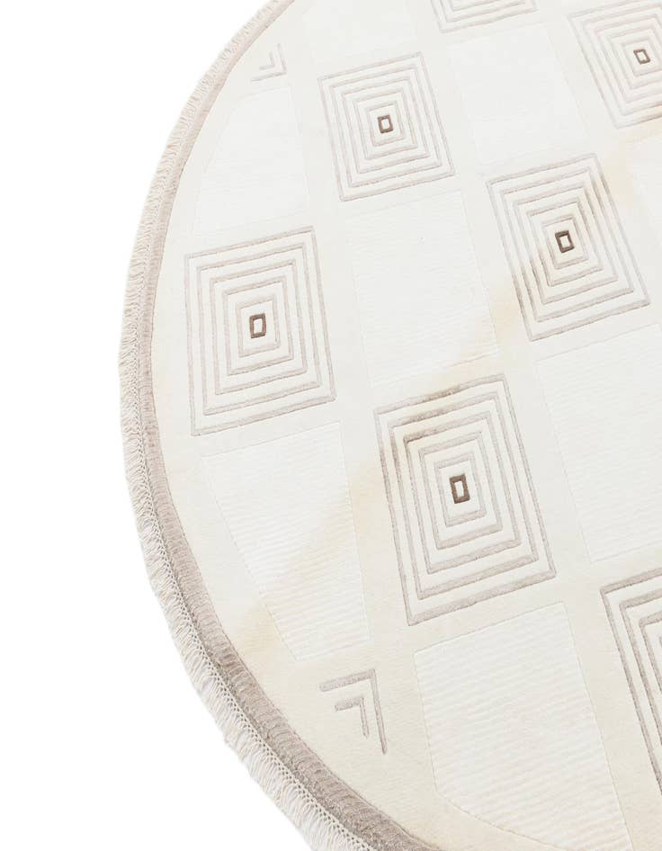 Detail image of 6' 3 x 6' 3  Hand Knotted Darya Round Rug