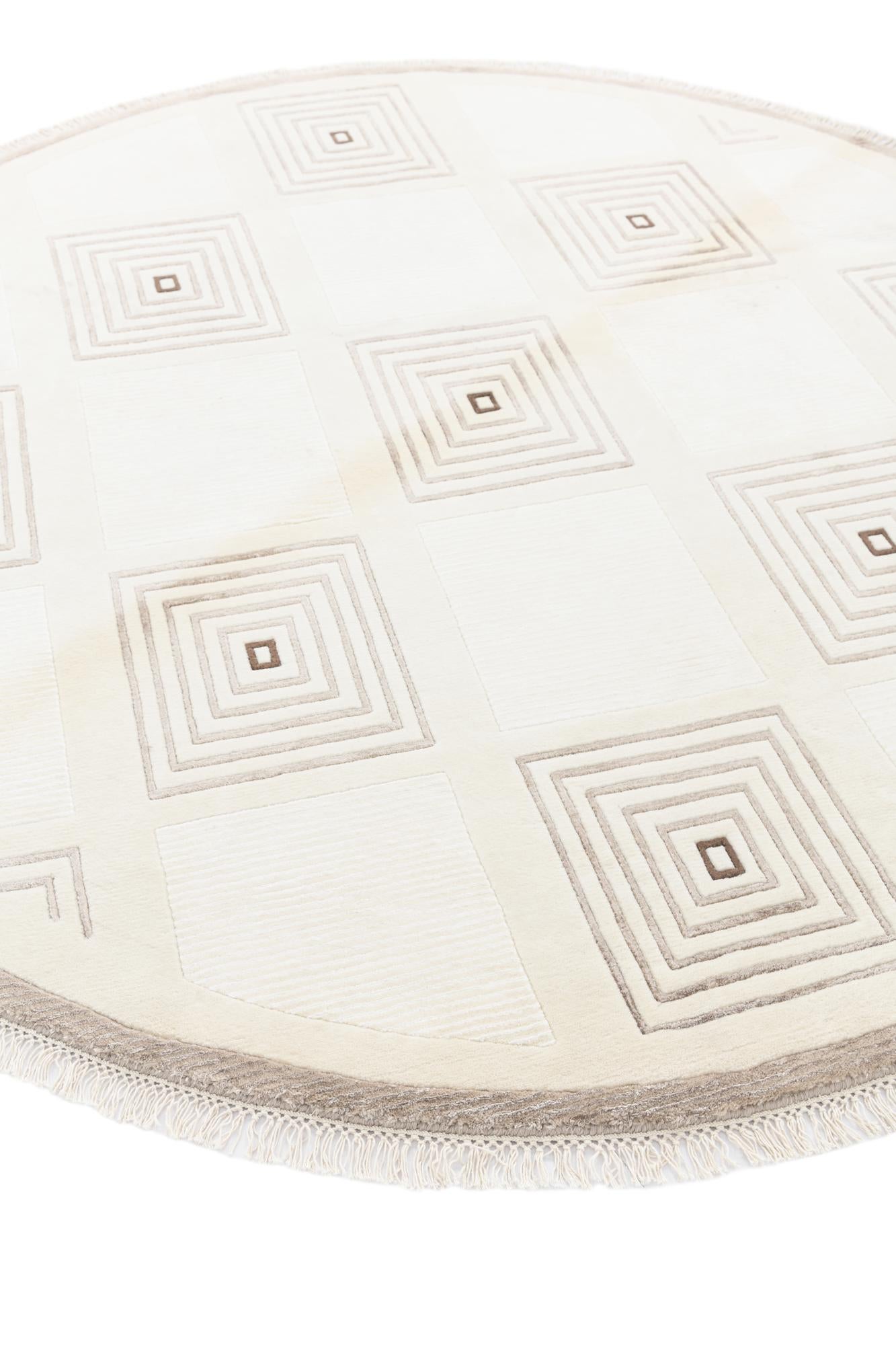 6' 3 x 6' 3 Hand Knotted Darya Round Rug
