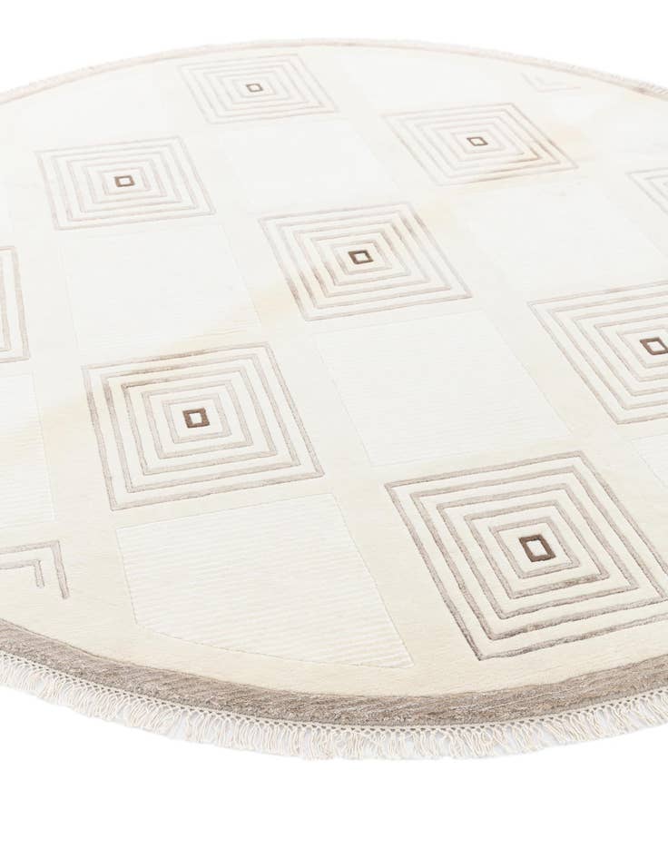 Detail image of 6' 3 x 6' 3  Hand Knotted Darya Round Rug